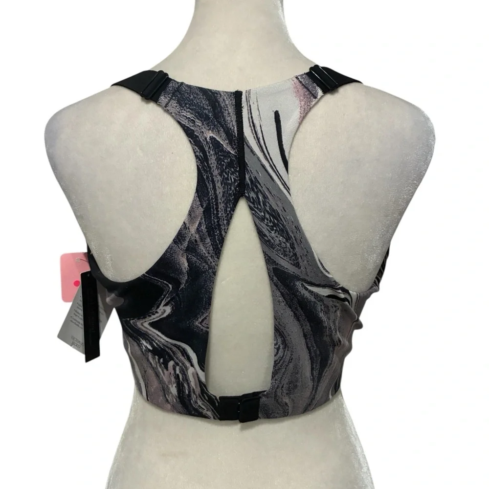Victoria's Secret Incredible On Point Sports Bra Black Pink White BRAND NEW